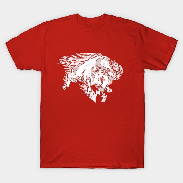 Fire Bull T-Shirt by AVEandLIA